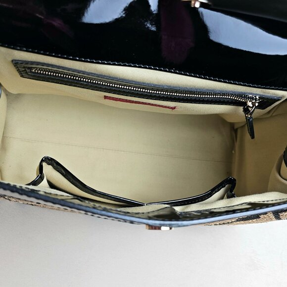 Valentino Garavani Bow Top Handle Bag • Rare Snakeskin Jacquard • Italy - Picture 12 of 16